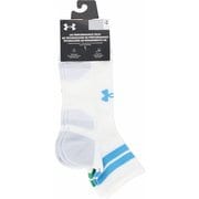 パフォーマンステック ノベルティ クオーター ソックス(3足セット) ユニセックス フィットネス ソックス (WHT/WHT/ETB)104 SMサイズ(23-25cm) 1382943