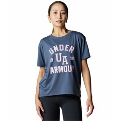 テック ボックス グラフィック Tシャツ レディース ランニングウェア シャツ Downpour Gray（044） MDサイズ 6001332