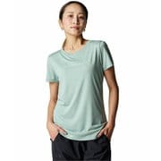 テック グラフィック ショートスリーブ Tシャツ レディース ランニングウェア シャツ Silica Green Light Heather(348) SMサイズ 6001366