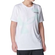 テックスーパービッグロゴショートスリーブTシャツ キッズ トップス 半袖 White/Comet Green(100) YMDサイズ 6001338