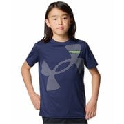 テックスーパービッグロゴショートスリーブTシャツ キッズ トップス 半袖 Midnight Navy/White(410) YSMサイズ 6001338