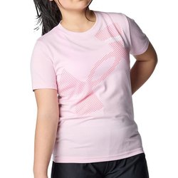 テックスーパービッグロゴショートスリーブTシャツ キッズ トップス 半袖 Prime Pink/Super Pink（647） YLGサイズ 6001338