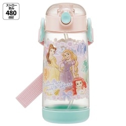 ワンプッシュストローボトル 480ml ディズニー プリンセス （25） PDSH5