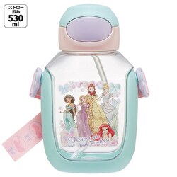 ワンプッシュストローボトル 530ml ディズニー プリンセス （25） PDSH6DX
