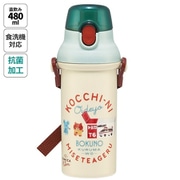 抗菌 直飲プラワンタッチボトル 480ml トミカとトム PSB5SANAG