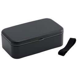 箸付き弁当箱 1000ml アッシュブラック PLB10HB