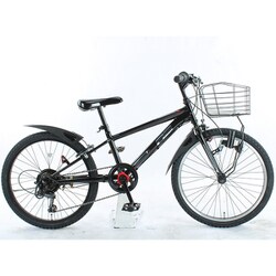 子ども用自転車 CTB24STD RENO 24インチ 6段変速 ブラック 5886