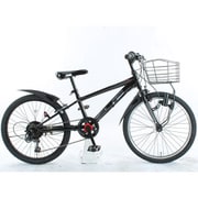 子ども用自転車 CTB24STD RENO 24インチ 6段変速 ブラック 5886