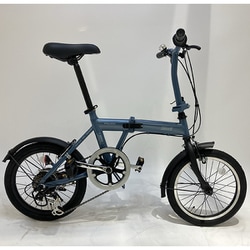 折り畳み自転車 Coleman POUCH FDB 166 16インチ 6段変速 折車ブルー 4981