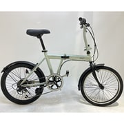 折り畳み自転車 Coleman POUCH FDB 206 20インチ 6段変速 折車グレー 4982
