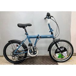折り畳み自転車 Coleman POUCH FDB 206 20インチ 6段変速 折車ブルー 4983