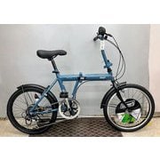 折り畳み自転車 Coleman POUCH FDB 206 20インチ 6段変速 折車ブルー 4983