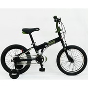 折り畳み式キッズバイク Coleman 折畳 Kids16 16インチ ~ 補助輪付き ブラック 4974