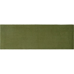 キッチンマット らくケアどこでもカーペット ロング 約縦40cm×横120cm グリーン HLE-8465