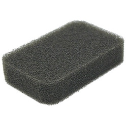 日本製のキッチンスポンジ 約縦6.8cm×横11cm×高さ2.5cm ブラック KK-581