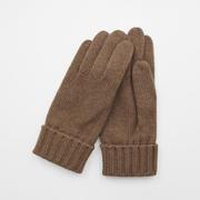NV92010M9 MEN ニットグローブ MADE IN MYANMAR グローブ モカ nv92010m9