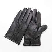 OB10310M8 MEN レザーグローブ タッチパネル対応 グローブ ブラック ob10310m8