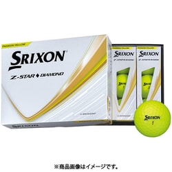 スリクソン Z-STAR DIAMOND 3 プレミアムパッションイエロー 2025年モデル [ゴルフボール 1ダース 12球入り]