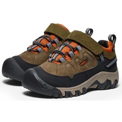 ターギー フォー ロー ウォータープルーフ キッズ トレッキングシューズ Dark Olive/Gold Flame US13（19.5cm） 1029614