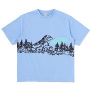 ハーベスト マウント フッド ロゴティー メンズ カットソー LT BLUE Mサイズ 1030938