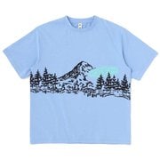 ハーベスト マウント フッド ロゴティー メンズ カットソー LT BLUE Sサイズ 1030938