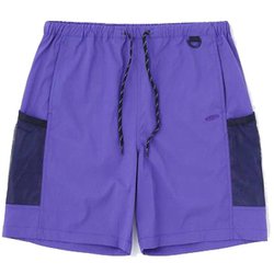 ナイロン ストレッチ メッシュ ショーツ メンズ ショートパンツ PURPLE Mサイズ 1030916
