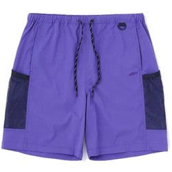 ナイロン ストレッチ メッシュ ショーツ メンズ ショートパンツ PURPLE Sサイズ 1030916