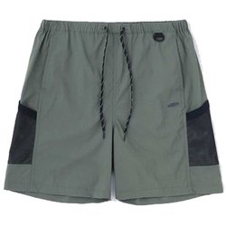ナイロン ストレッチ メッシュ ショーツ メンズ ショートパンツ OLIVE Lサイズ 1030915