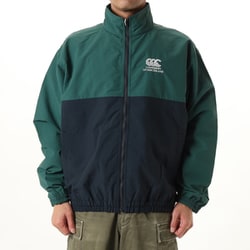 Canterbury ナイロンジャケット 緑＆黄 Canterbury ナイロンジャケット 緑＆黄