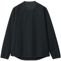 ワッフルライトロングスリーブティーシャツ ユニセックス カットソー ブラック（BK） サイズ4 GL45142