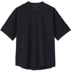 ワッフルライトティーシャツ ユニセックス カットソー ブラック（BK） サイズ3 GL65143