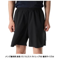 カイヨセ ストレッチショーツ ユニセックス ショートパンツ ブラック（K） XLサイズ KSU45103