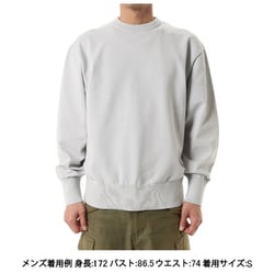 ウィフ/ニッティングロングスリーブクルー ユニセックス セーター ライトグレー（LG） Lサイズ KSU24316
