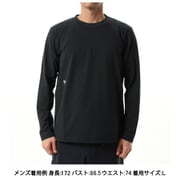 ハエ/ロングスリーブスモールロゴクルー ユニセックス カットソー ブラック(K) Mサイズ KSU35112
