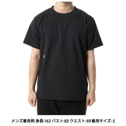 ハエ/ショートスリーブスモールロゴクルー ユニセックス カットソー ブラック（K） Mサイズ KSU35114