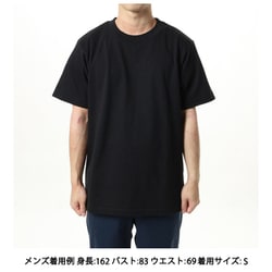 エムエックスピースタンダードショートスリーブクルー ユニセックス カットソー ブラック（K） Mサイズ KSU35156