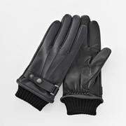 BL10017M7 MEN レザーグローブ タッチパネル対応 ネイビー
