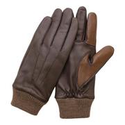 OB10249M8 MEN レザーグローブ タッチパネル対応 ダークブラウン