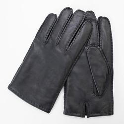 PL10001M8 MEN レザーグローブ ネイビー