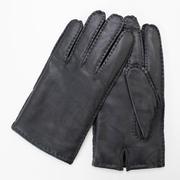 PL10001M8 MEN レザーグローブ ネイビー