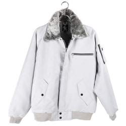 19500 [カットビブルゾン シルバーグレー LL]