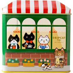 DRIPCAT 缶 8gx6袋（オリジナルブレンド、マイルドブレンド、キリマンジャロブレンド、ビターブレンド、コロンビアブレンド、モカブレンド各1袋）