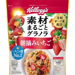日本 素材まるごとグラノラ 朝的みいちご 430g