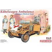 DR6336 1/35 WW.II ドイツ キューベルワーゲン 野戦救急車タイプ [組立式プラスチックモデル]