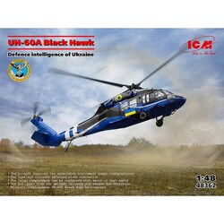 ICM 48362 1/48 ウクライナ国防省情報総局 UH-60A ブラックホーク [組立式プラスチックモデル]
