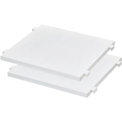フィッツケース アドバンス用 連結棚 棚板 39×36cm ハーフ 2枚入 ホワイト 15686