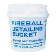 FIREBALL BUCKET(Clear White) ウォッシュバケツ(クリアホワイト) 18Liter FB915