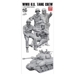BR007 1/35 WWII U.S タンク クルー [組立式プラスチックモデル]