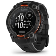 Instinct 3 Dual Power （インスティンクト スリー デュアル パワー）45mm Black （ブラック）シリコンバンド Suica対応 タフネスGPSスマートウォッチ 010-02934-30