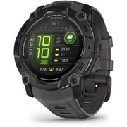 Instinct 3 AMOLED (インスティンクト スリー アモレッド)50mm Black (ブラック)シリコンバンド Suica対応 タフネスGPSスマートウォッチ 010-03020-30